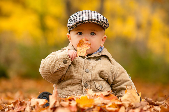 Keith in the leaves