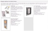 display mounts for metal